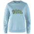 Fjällräven Logo Sweater Women Breeze Blue-Patina Green