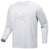 T-shirt a manches longues Arcteryx Cormac Logo LS Men Solitude Heather