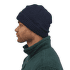 Casquettes Patagonia Fishermans Rolled Beanie Contrast Stripe: Black