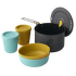 Ustensiles Sea to Summit Frontier UL One Pot Cook Set - 2.2l pot/2 m bowls/ cups