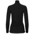 T-shirt a manches longues Aclima WarmWool Roll Neck Women Jet Black