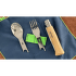 Couteau Opinel OPINEL PICNIC+ (lžíce, vidlička, ubrousek - včetně nože N°08 - buk)