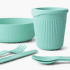 Ensemble Sea to Summit Passage Dinnerware Set - [1P] [6 Piece] Aqua Sea Blue