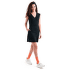 Robe Icebreaker Merino 200 Granary Sleeveless V Neck Women Black