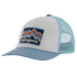 Trucker Hat Kid Ridge Rise Stripe: Light Plume Grey