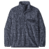 Lightweight Synch Snap-T Pullover Men Flow: Sunken Blue
