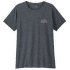 Cap Cool Daily Graphic Shirt Women Strataspire: Smolder Blue X-Dye