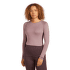 T-shirt a manches longues Icebreaker Merino 260 ZoneKnit™ LS Crewe Women JAVA/SUMMIT/CB