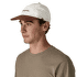 Casquettes Patagonia Fitz Roy Icon Trad Cap Text Logo: Dried Vanilla