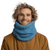 Cache-cou Buff Knitted & Fleece Neckwarmer Eyla EYLA LAKE BLUE