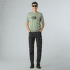 T-shirt a manches courtes The North Face MOUNTAIN FOUNDATION SS TEE-GRAPHIC Men BQ1 SLATE MOSS