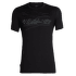 T-shirt a manches courtes Icebreaker Tech Lite SS Crewe Coronet Peak Men Black1