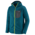 Sweat-shirt Patagonia R1 Air Full-Zip Hoody Men Crater Blue
