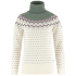 Övik Knit Roller Neck Women Chalk White-Patina Green