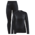 Core Dry Baselayer Set Women 999000 Black