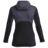 Sweat-shirt Icebreaker Merino Blend 200 RealFleece™ Descender LS Zip Hoodie Women GRAPHITE/BLACK/CB