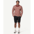 Pull Devold Svalbard Sweater High Neck Men 207A HINDBERRY/OFFWHITE