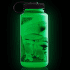 Bouteille Nalgene 32oz WM Glow Glow w/Black Mushrooms